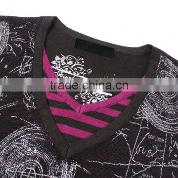 Men V Neck Thin Sweater Knitting Pattern photo-2