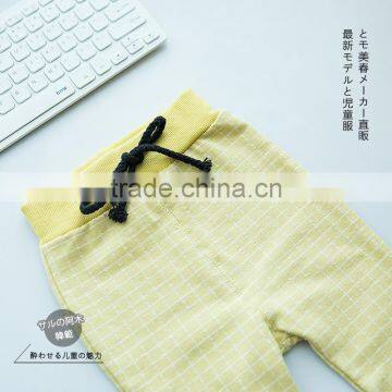 S33294W Kids Fashion Pants for Boys Girls Spring Cotton Fleece Casual Grids Pants photo-4