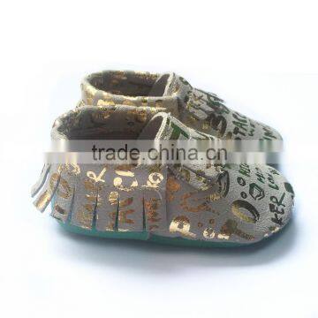 Wholesale Genuine Leather Shoes Baby Moccasins With Tassels photo-6