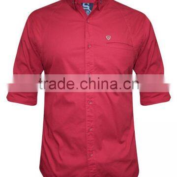 Red Solid Casual Shirt SH124 photo-6