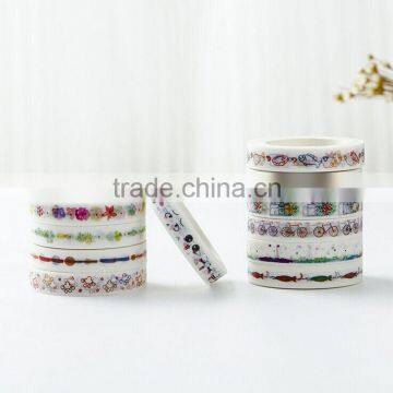 9mm*10m Paper Tape DIY Planner Accessories Thin Style Adhesive Tape photo-4