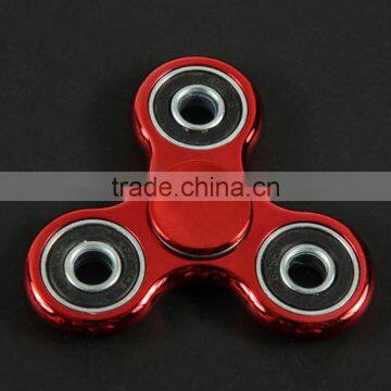 Electroplated Metal Color Fingertips Gyro Toys Finger Decompression Triangle Gyro Manufacturers photo-5