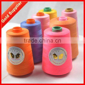 Fancy Colored 100% Polyester Sewing Thread 40/2