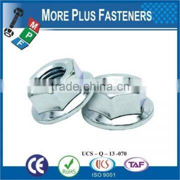 Made in Taiwan DIN 6923 Steel Class 8 Zinc Plated Stainless Steel Flange Nut DIN 6923 photo-2