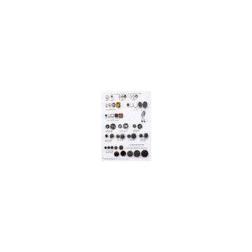 OEM ABS pearl buttons / acrylic rhinestone buttons for garment accessories