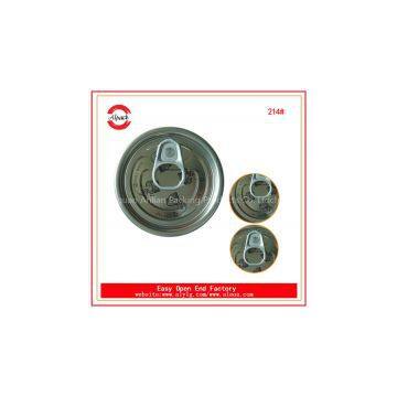 Round can end 214#tinplate easy open end for canned food