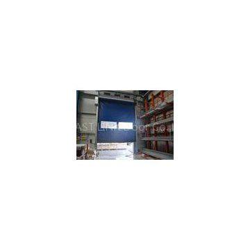 Conductive rubber interior industrial high speed Rolling door has safety device
