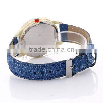 Best sellers fashion PU leather watch bracelet in guangzhou watch factory