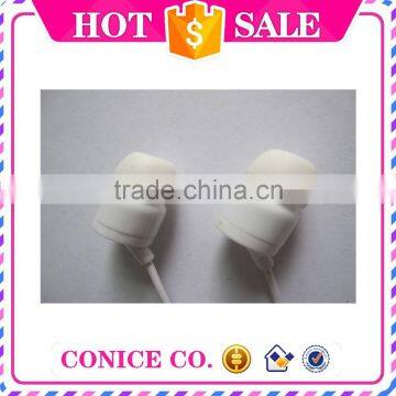 Hot Sale Promotion White Earphone of High Quality Sound for Cellphone With Mic photo-3