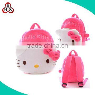 Cute soft plush hello kitty backpack stuffed animals plush backpack