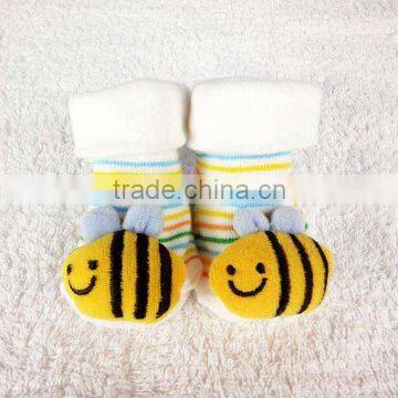 Cute Red SunflowerNewborn Anti Slip Floor Socks Baby Fashion Cotton Socks Lovely Booties Infant Slipper Socks