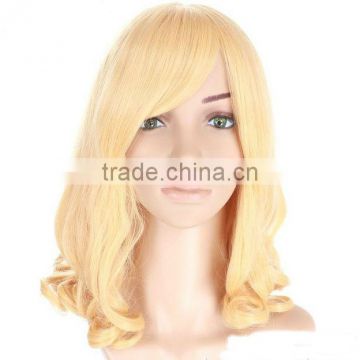 Brazilian 2015 Hair Wig for Party,Full Lace Wig with Baby Hair,Japan Cosplay Wig Funny Wigs Synthetic Hair Dubaa Fashion