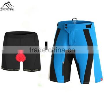 wholesale mens cycling shorts mountain bike shorts padded high quality sport shorts China