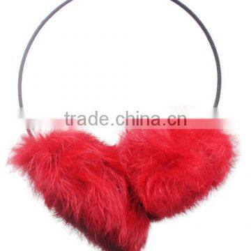YR853 Hot Sale China Wholesale Various Colors Fashion Fur Accessories Ear Muffs photo-4