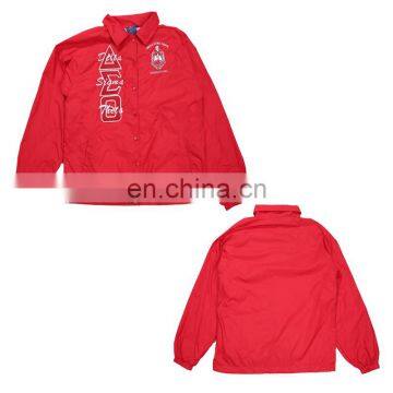 Long Embroidery Slim Fit Sport Pullover Windbreak Jacket for Women photo-2