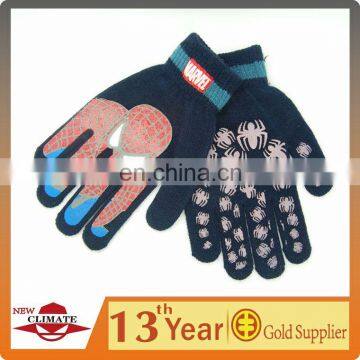 Offset printing magic glove,PVC dotted gloves,anti-slip gloveschildrens cartoon magic gloves