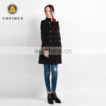 Top Quality Outdoor Women Long Black Coat and Jacket Price