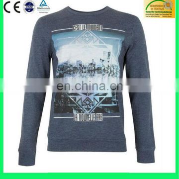 2016 Men fashion wholesale plain crewneck sweatshirt