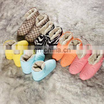 Winter thickened high-top down shoes