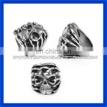 2014 Stainless Steel Garden Terminator Skull Plug Body Ring For Hot Sale