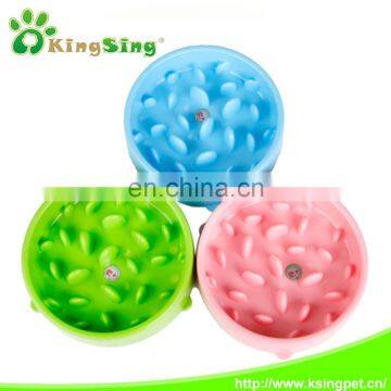 Picky eaters plastic dog bowls for slowly to eat food