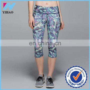 Yihao new printed Yoga pants outside wearing tight female 7 minutes of pants in the summer of 2015 the new stretch leggings