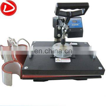 5 in 1 multifunction heat press machine for sublimation mug printing,T-shirt,cap,plate