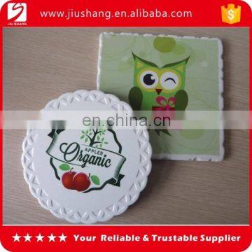 Custom different shaped printed laminated ceramic placemat for hot selling