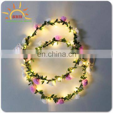 attractive shinny led flower crown Alibaba Chinese manufacturer