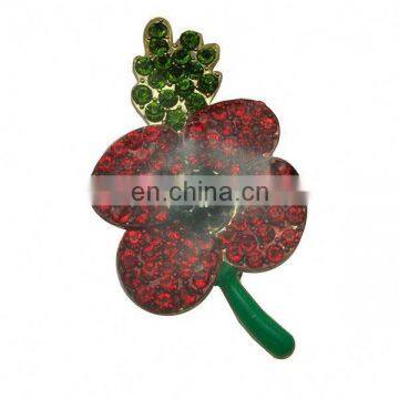 Promotional Factory Supply Enamel Poppy Brooch photo-5