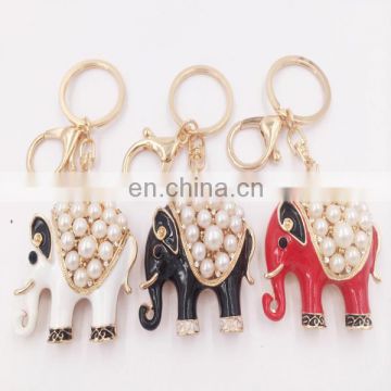 Fashion Elephant Keychain Pendant Colorful Key Chain Bag Car Key Chain