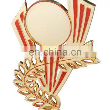 Fashion plastic trophy components without base