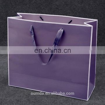 Cheap paper gift bags with ribbon handles