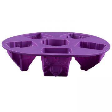 Sample Free Food Grade Silicone Cake Mould Baking Mould Tool House Shape