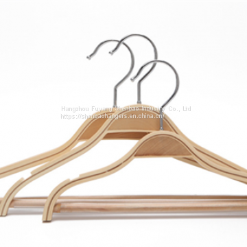 Popular Premium Laminated Plywood Hanger With Round Bar and Square Notch