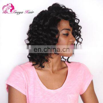 2017 Bob Style Glueless Short Lace Wig Brazilian Human Hair Lace Front Wigs Overnight Delivery Side Part Lace Front Wigs photo-5