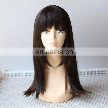 Hot sell in Euro high temperature synthetic fiber wigs