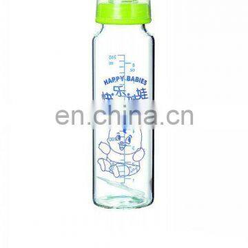 8OZ BPA Free glass Natural Flow Feeding baby Bottle