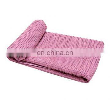 Custom wholesale personalized soft quick dry non-slip microfiber hot gym yoga towels with carry bag