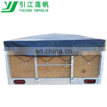 520gsm 1000D blue Waterproof pvc cargo  trailer cover