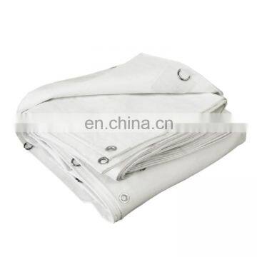 280gsm White Flame Retardant PVC Safety Tarpaulin