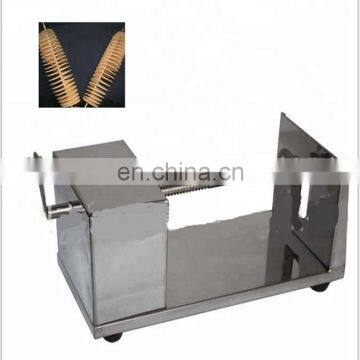 Stainless Steel tornado potato cutter, potato chips machine, rotary potato tower crane