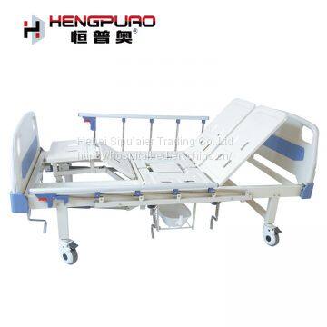 Manufacturer Factory Price Multifunction Manual Hospital Beds for Home Care