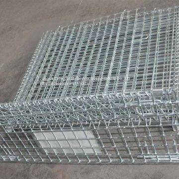 Steel Foldable Wire Mesh Container Custom Wire Container Wire Containers Exporter Steel Wire Mesh Container China photo-4