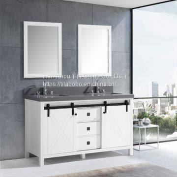 Popular Sliding Door bathroom vanity T9331