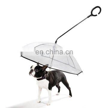 Pet Supplies Factory Rainy Day Dog Artifact C-type Umbrella Traction Rope Pet Leash