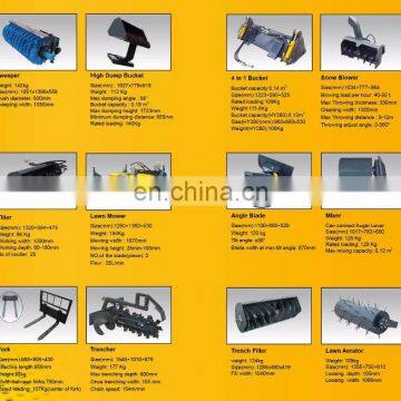 Farm Equipment HYSOON HY380 Small Loader Like Dingo photo-7