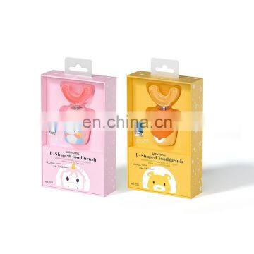 2020 Intelligent Clean Teeth 360 Degrees Cartoon Automatic U-shaped Sonic Children Kids Electric Toothbrush photo-7