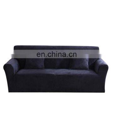 Multi-purpose Furniture Protect Four Seasons Slipcover High Elastic Stretch I Shape Velvet Couch Sofa Cover  For Home