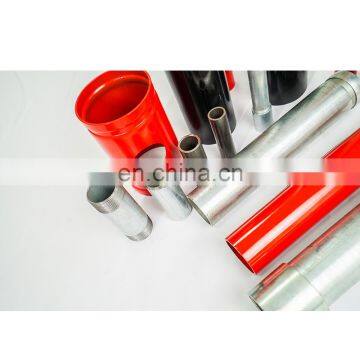 1" Galvanized Red Epoxy Welded Steel Pipe Thread End ASTM A795 SCH 40 photo-4